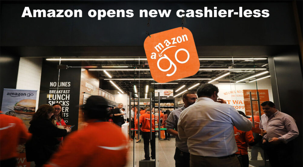 Amazon opens new cashier-less Amazon Go stores